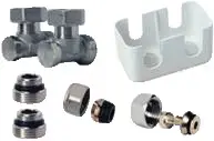 Kit de raccord mural 6 trous