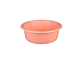 Bassine cuvette ronde 4L coloris pêche