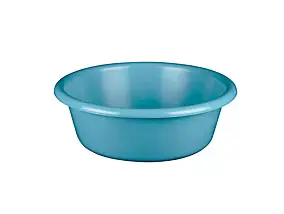 Bassine cuvette ronde 6.5L coloris bleu