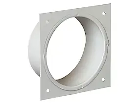 Platine de raccordement mural Aldes ø100 mm