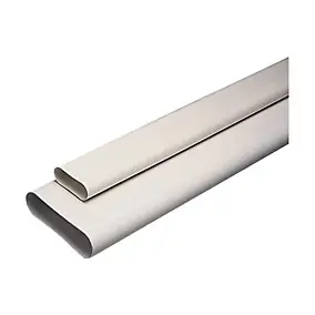 Gaine oblong rigide Aldes 100 x 40 mm, 1 m