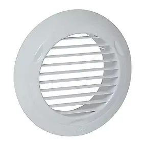 Bouche d'extraction Aldes ø125mm blanche