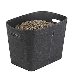Range-bûches et granulés Dixneuf Felt gris