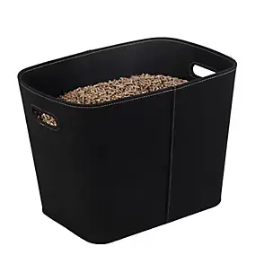 Range-bûches et granulés Dixneuf Felt noir
