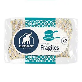 Éponge grattante surfaces fragiles Élephant