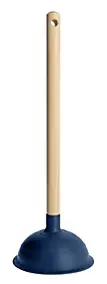 Débouche évier élastomère et bois Élephant