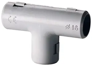 Lot de 5 Tés de dérivation PVC rigide IRL Ø 25 mm