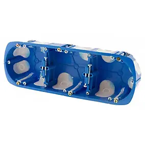 Boîte 3 postes No Air multimatériaux Ø67 x P.40 mm