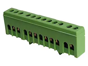 Bornier modulaire terre 12 points Zenitech