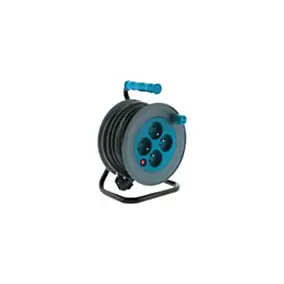 Enrouleur de bricolage 3G1mm² 15 m Turquoise