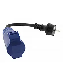 Adaptateur caravane femelle CEE17 en mâle 16A Zenitech
