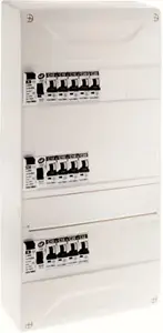 Tableau prééquipé 3 rangées 39 modules T4