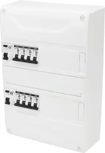 Tableau pré-équipé T1T2 2R 26 modules blanc