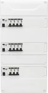 Tableau pré-équipé T3 3R 39 modules blanc