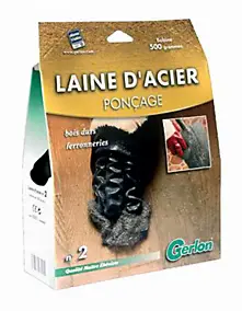 Laine d'acier de ponçage Gerlon 500g