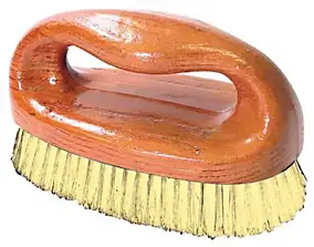 Brosse en bois à poignée Gerlon poils tampico