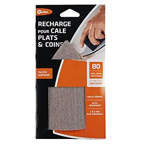 3 patins pour cale plat et coins gros grain