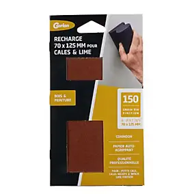 6 patins corindon pour petite cale grain fin