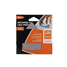 3 patins pour cale précision grain moyen