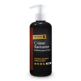 Crème ravivante cuir noir Henson & Co 250ml