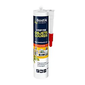 Mastic de Fixation Bostik MSP 118 pour Objets Lourds Blanc Cartouche 290 ml