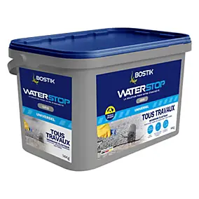 Membrane d'étanchéité Bostik WaterStop - direct sans primaire Gris 14 kg