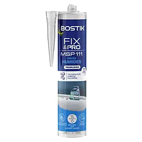 Mastic colle pièces humides Bostik Fix&pro MSP 111 290 ml