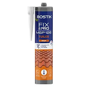 Mastic colle tuiles Bostik Fix&pro MSP 126 290 ml coloris brique
