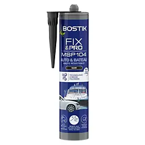 Mastic colle voitures et bateaux Bostik Fix&pro MSP 104 290 ml coloris noir
