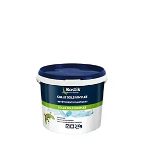 Colle Sols Souples Bostik pour Sols Vinyles - Revêtements Plastiques 3kg