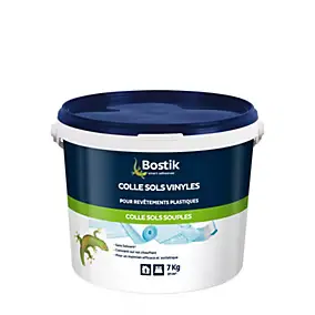 Colle Sols Souples Bostik pour Sols Vinyles - Revêtements Plastiques 7kg
