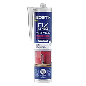 Mastic de fixation crédence Bostik Fix&pro MSP 120 290ml