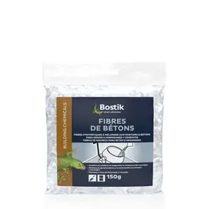 Fibres de béton à mélanger avec le ciment - sachet de 150 g