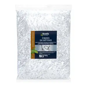 Fibres de béton à mélanger avec le ciment - sachet de 750 g