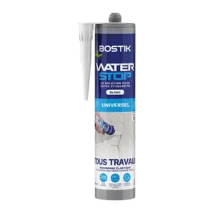 Membrane élastique d'étanchéité WATERSTOP 290 ml - blanc