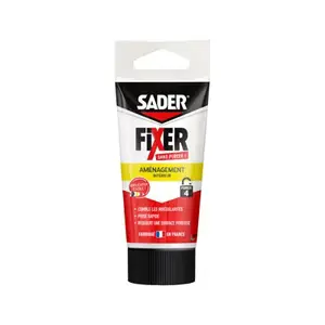 Colle de fixation Sader Fixer Sans Percer Aménagement intérieur 55ml