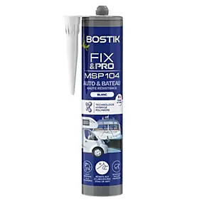 Mastic-colle Bostik FIX&PRO MSP 104 auto/bateau