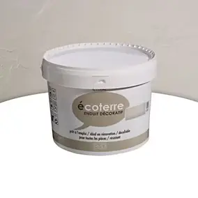 Enduit décoratif Tollens Écoterre beige 12 kg