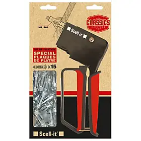 Kit pince à expansion HD + 15 chevilles métalliques à expansion spéciales plaques de plâtre Scell It