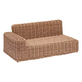 Méridienne droite pour salon de jardin Savinia 2 places Hespéride