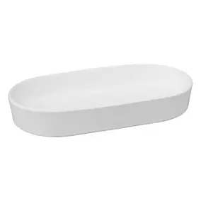 Plateau de salle de bains, blanc coton, 5Five