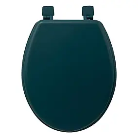 Abattant WC coloris bleu pétrôle à fermeture standard, 5Five Colors