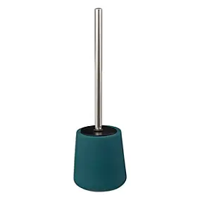 Brosse WC et pot ø12 x H.40 cm, bleu pétrôle, 5Five
