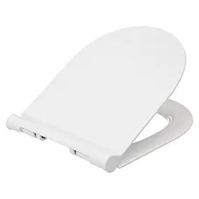 Abattant WC à fermeture ralentie, ultra fin, blanc, 5Five
