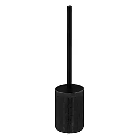 Brosse WC et pot, coloris ardoise, 5Five Onyx
