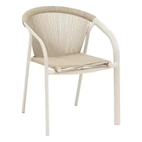 Fauteuil de jardin Riu muesli et argile Hespéride