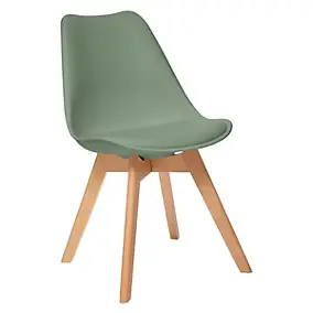 Chaise de table Baya Atmosphera H.81 cm vert kaki