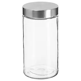 Bocal couvercle en inox 1,7ml Nixo 5Five en verre transparent
