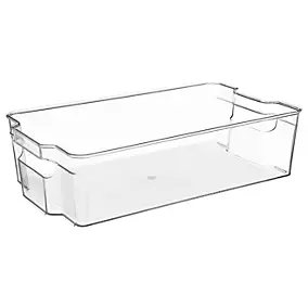 Bac de rangement en plastique transparent pour réfrigérateur 8 L