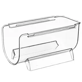 Bac de rangement en plastique transparent pour réfrigérateur 1 bouteille